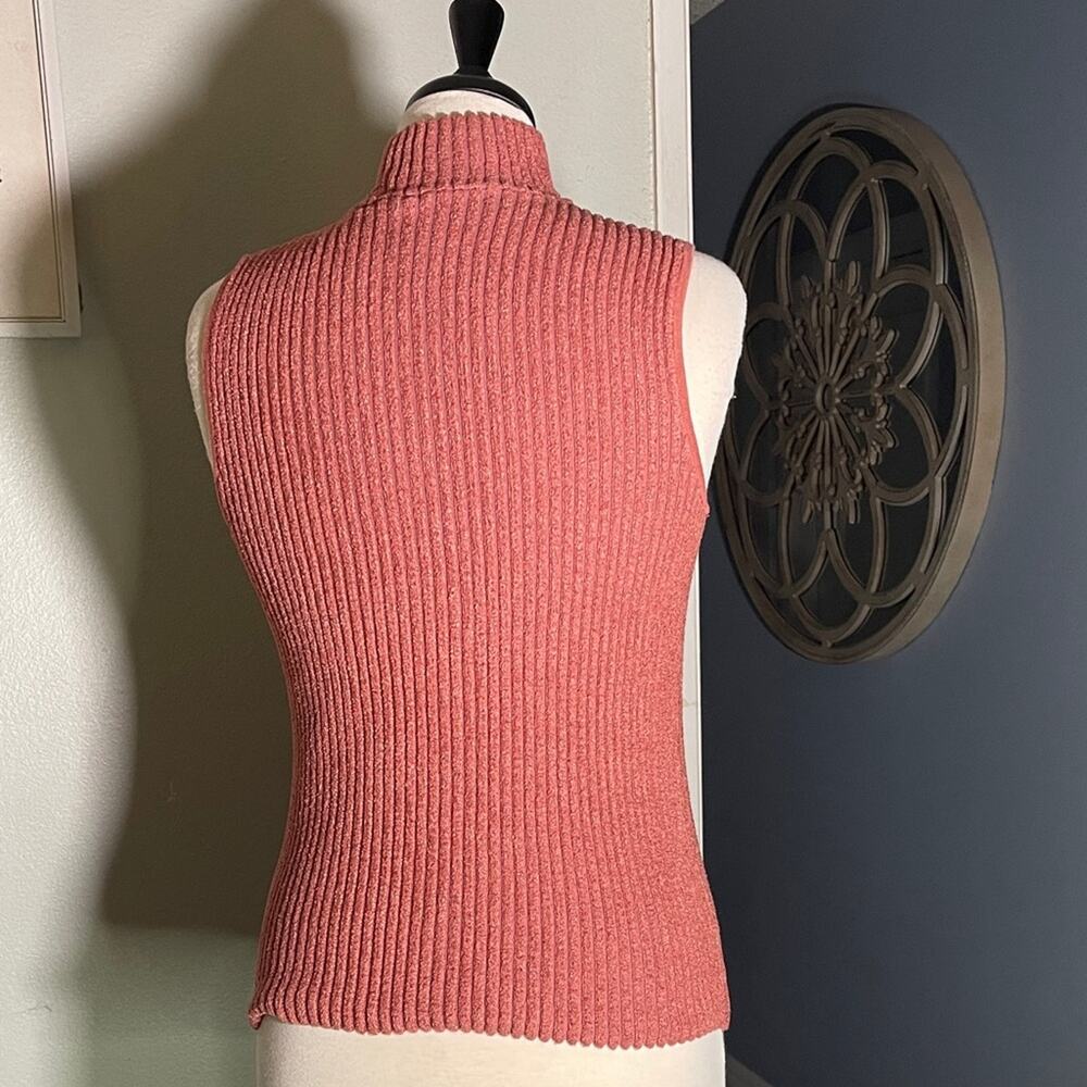 Moth Pink Ribbed Tank Top - Picture 4 of 4